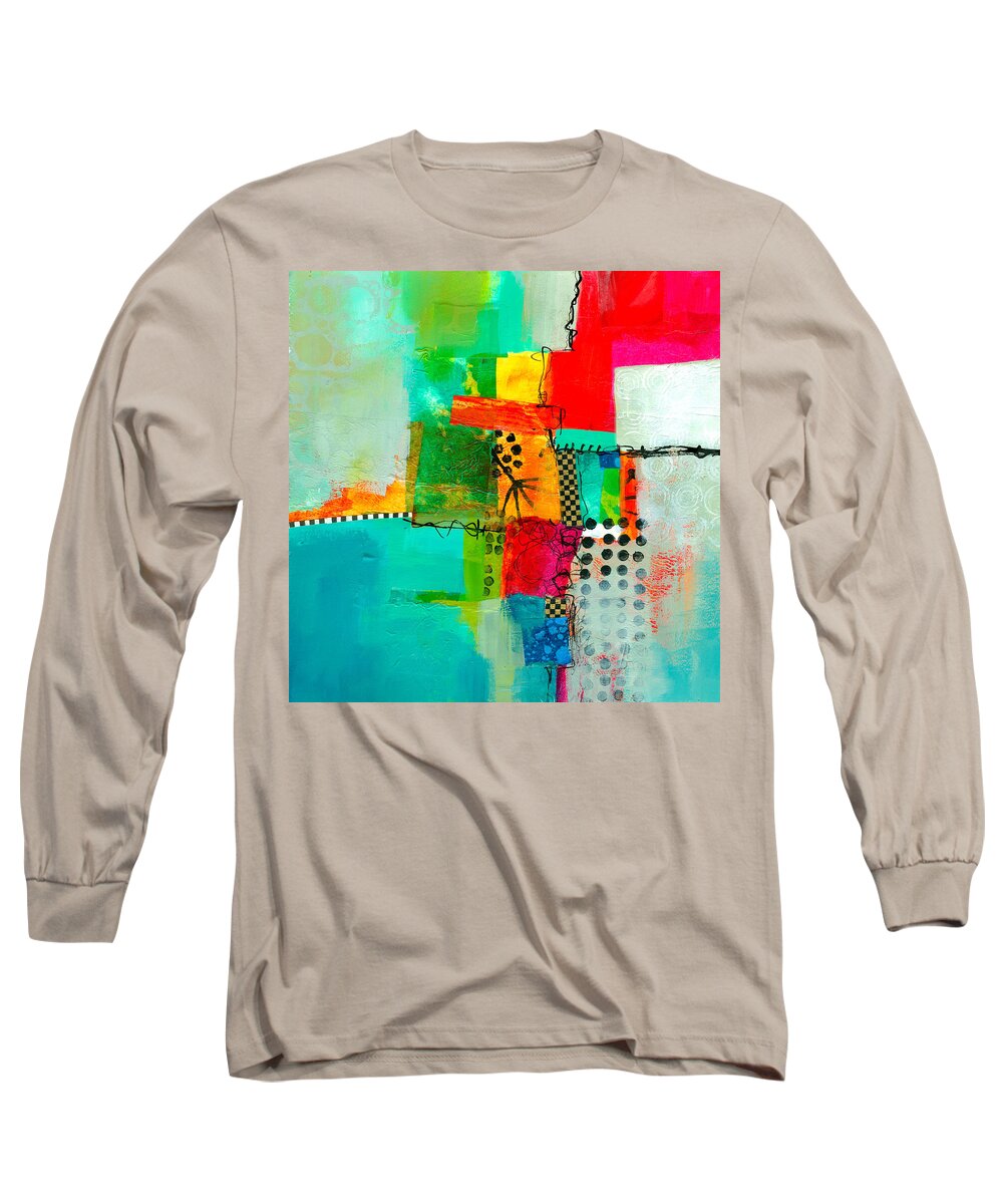 Fresh Paint Long Sleeve T-Shirt featuring the painting Fresh Paint #5 by Jane Davies