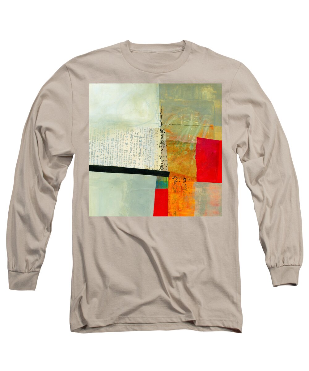 Jane Davies Long Sleeve T-Shirt featuring the painting Grid 1 by Jane Davies