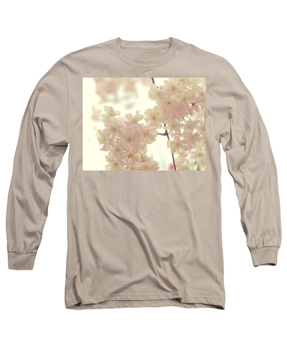 Cherry Blossoms Long Sleeve T-Shirt featuring the photograph Heavenly... by Yuka Kato