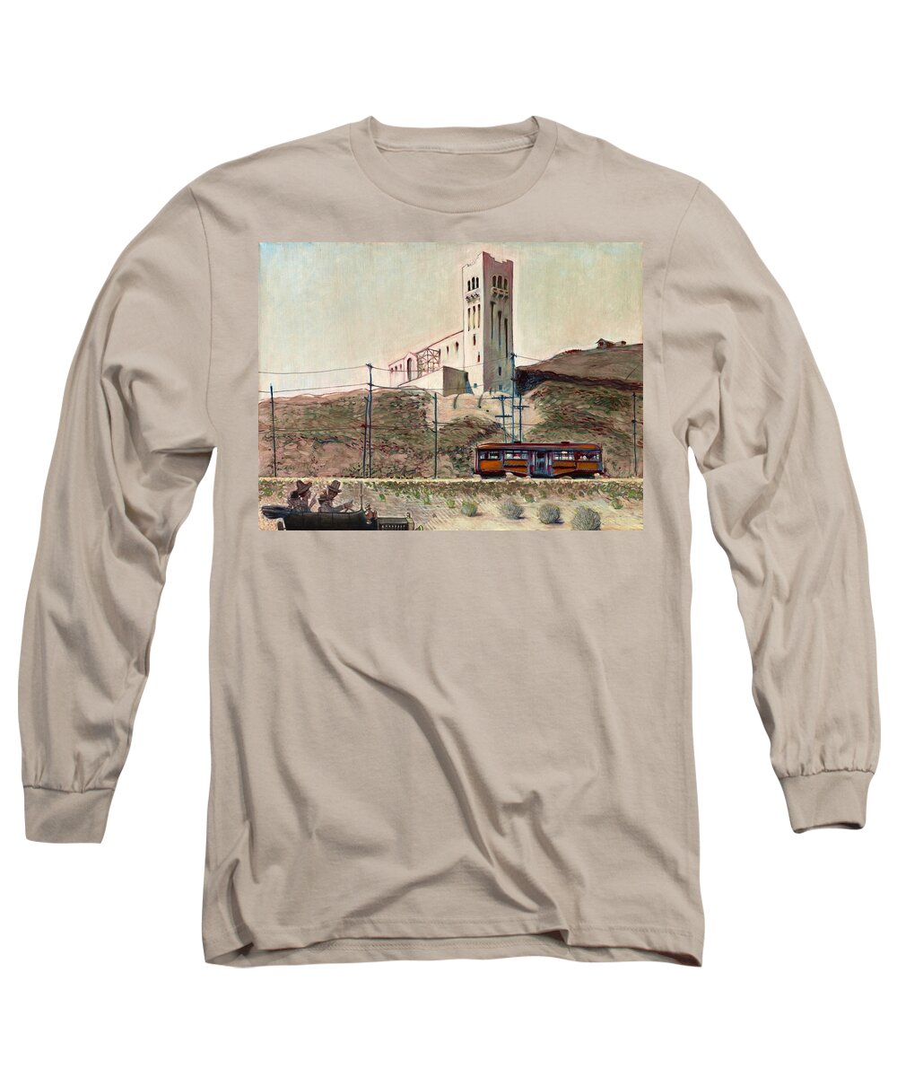 Southwest Museum Long Sleeve T-Shirt featuring the painting Highland Park 1914 by John Reynolds