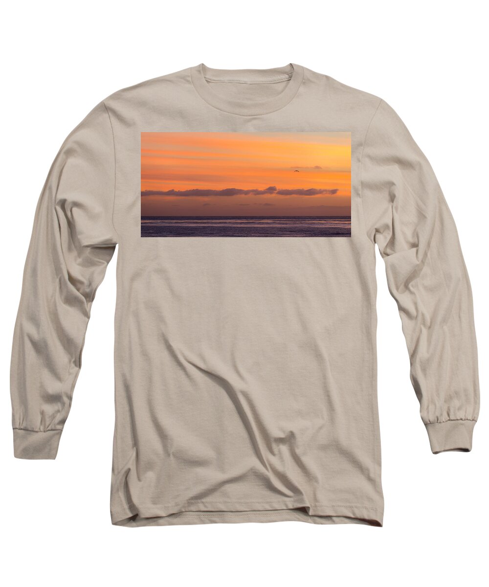 Beach Long Sleeve T-Shirt featuring the photograph I'll Fly Away by Peter Tellone