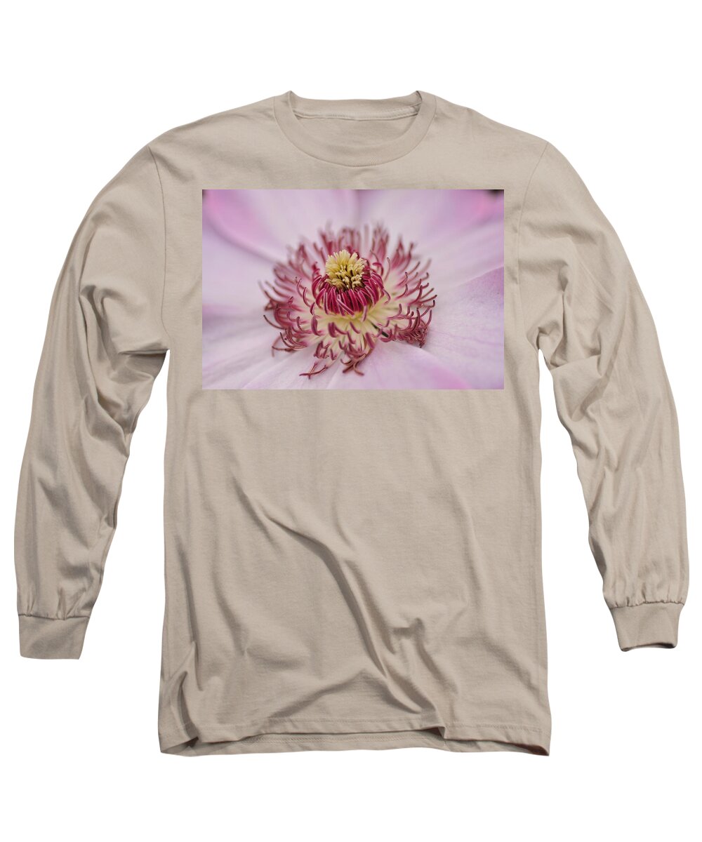 Floral Long Sleeve T-Shirt featuring the photograph Inside the Flower by Mike Martin