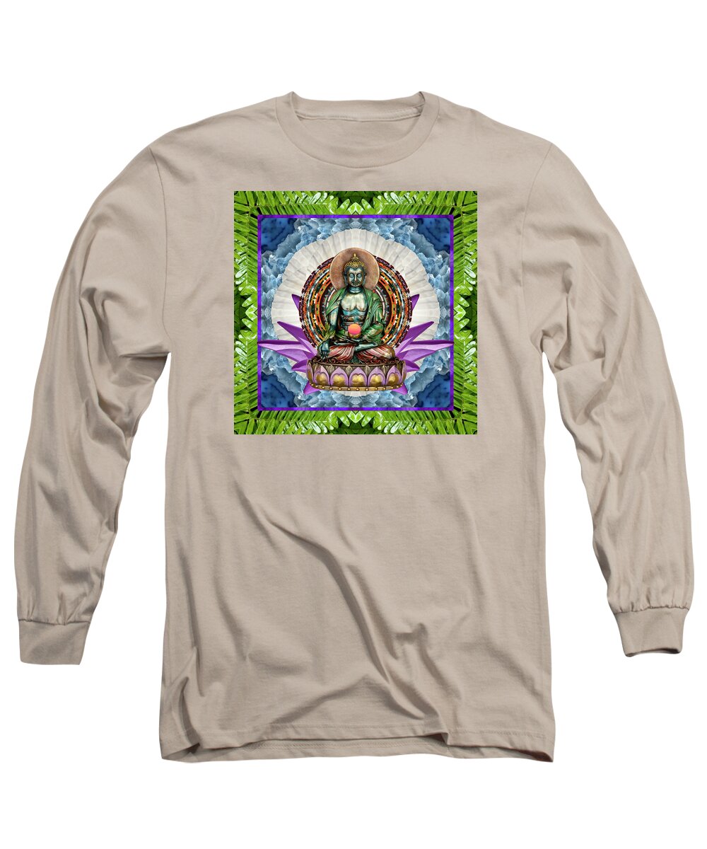 Mandalas Long Sleeve T-Shirt featuring the photograph King Panacea by Bell And Todd
