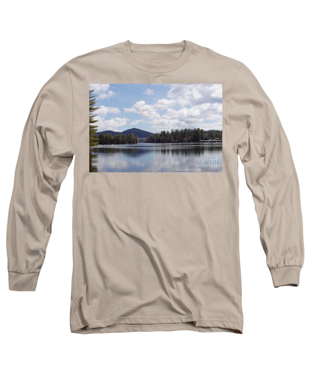 Lake Placid Long Sleeve T-Shirt featuring the photograph Lake Placid by John Telfer