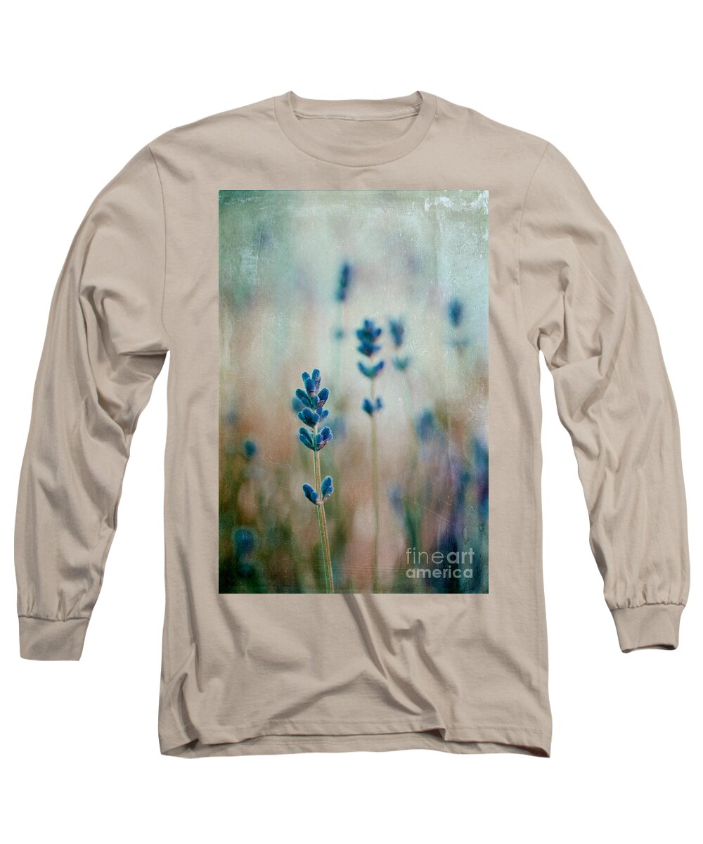 Lavender Long Sleeve T-Shirt featuring the photograph Lavandines 02 - 222t03 by Variance Collections