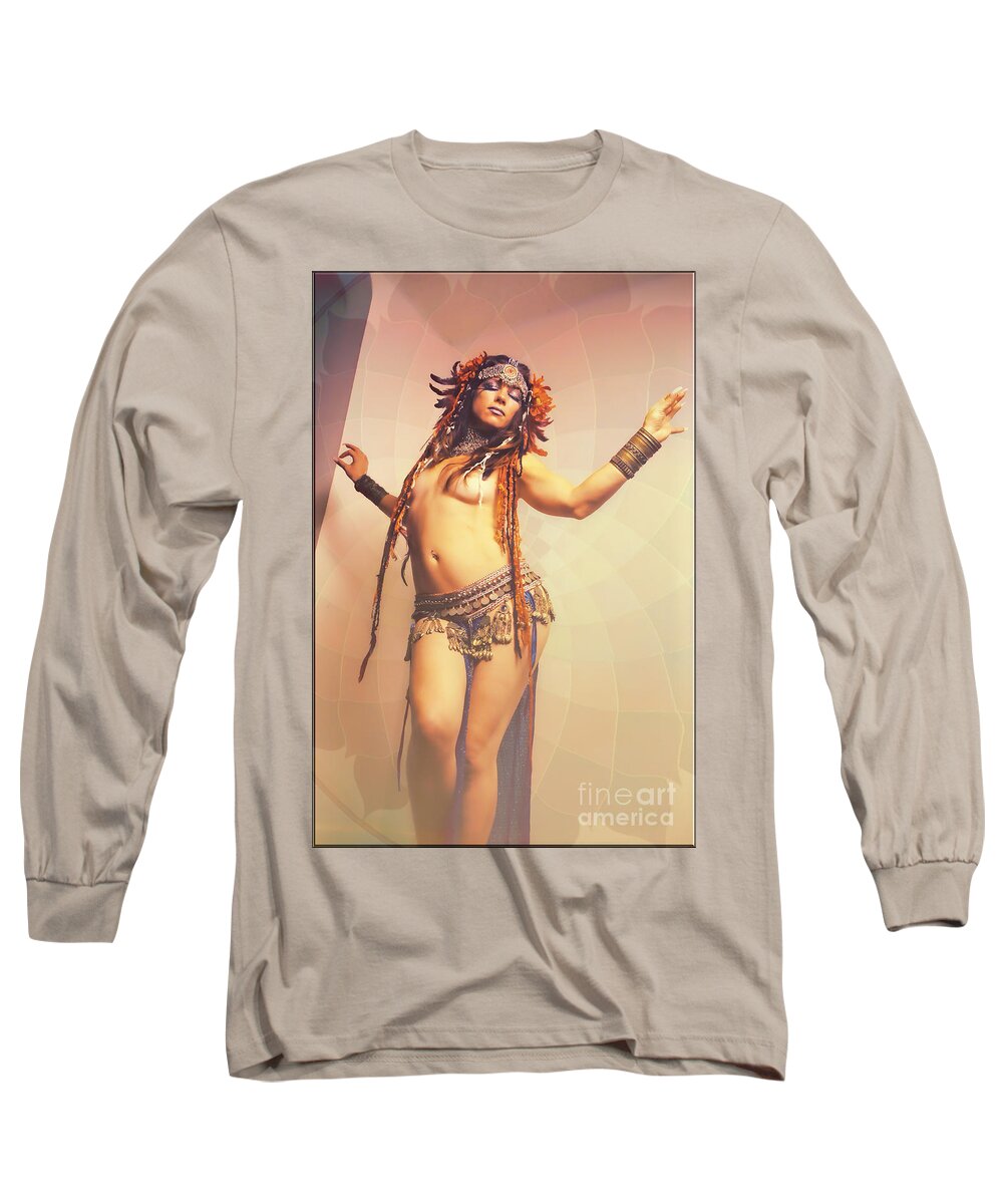 Recre8creation Long Sleeve T-Shirt featuring the digital art Life In Harmony by Recreating Creation