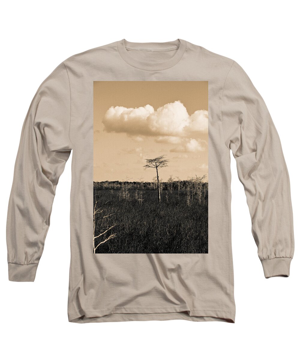Art Long Sleeve T-Shirt featuring the photograph lone cypress III by Gary Dean Mercer Clark
