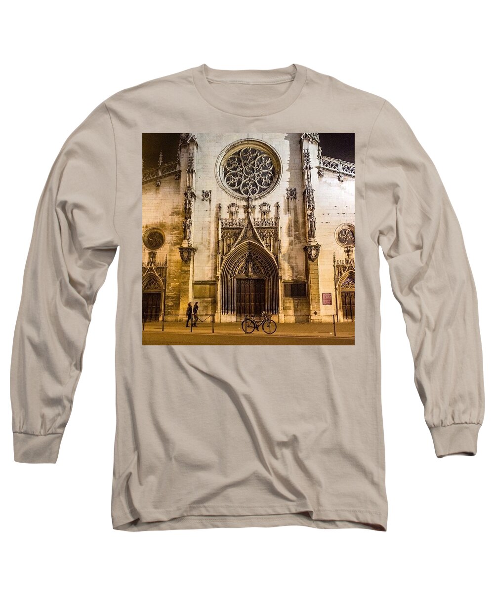 City Long Sleeve T-Shirt featuring the photograph Lyon by Aleck Cartwright