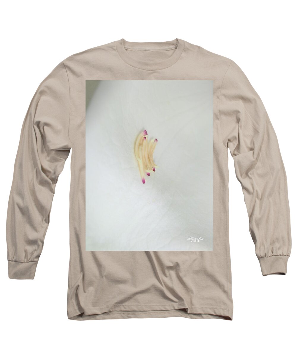 Flower Photograph Long Sleeve T-Shirt featuring the photograph Magnolia Matches by Michele Penn