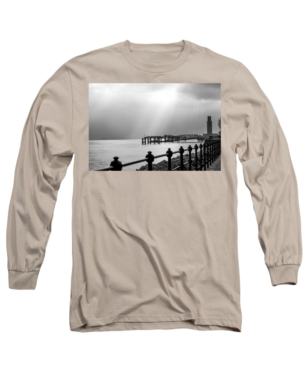 Boat Long Sleeve T-Shirt featuring the photograph Mersey Halo by Spikey Mouse Photography