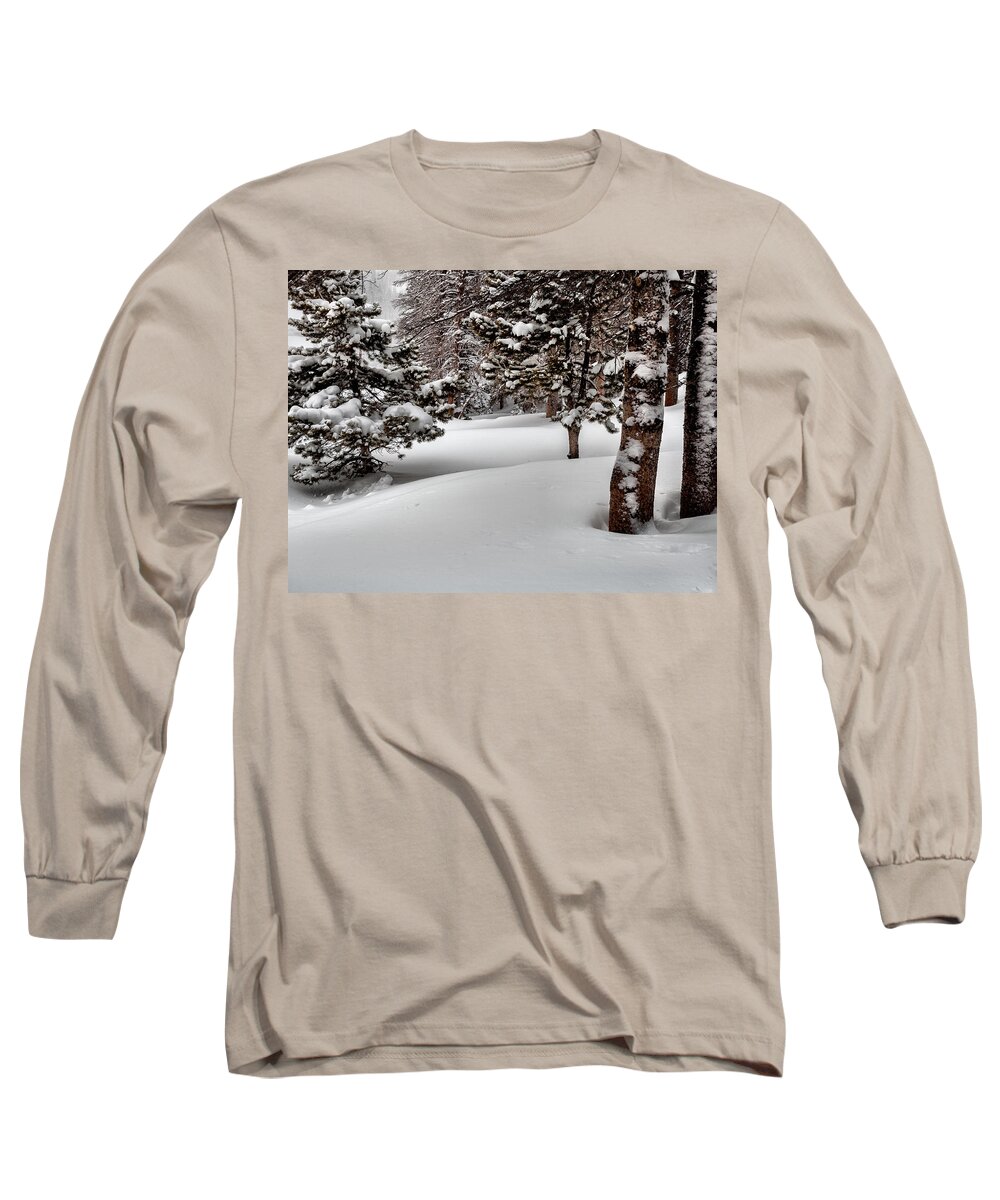 Nature Long Sleeve T-Shirt featuring the photograph Morning Drifts by Steven Reed