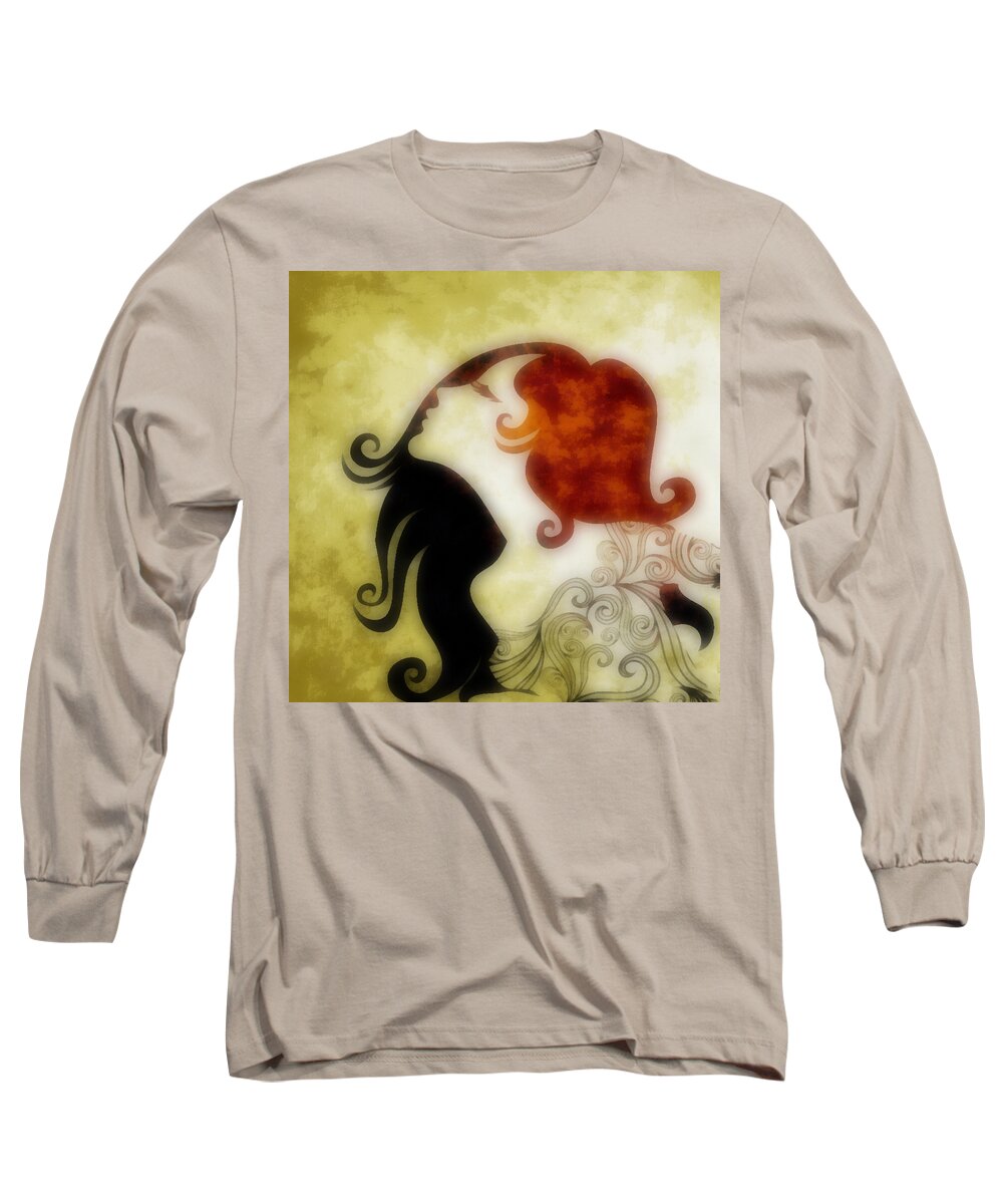 Wonder Long Sleeve T-Shirt featuring the digital art My Prince Will Come For Me 1 by Angelina Tamez