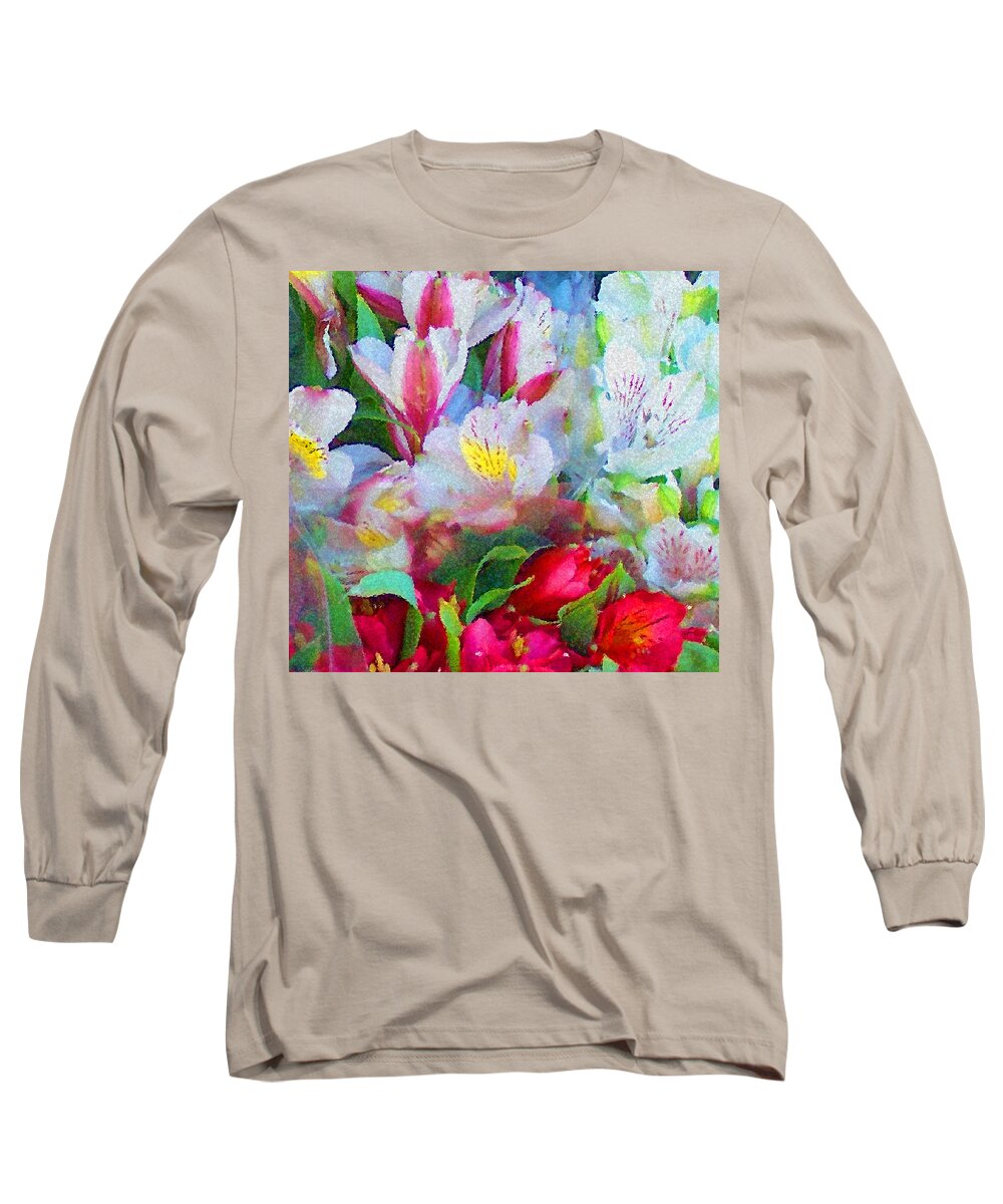 Abstract Long Sleeve T-Shirt featuring the photograph Palette of Nature by Steven Huszar