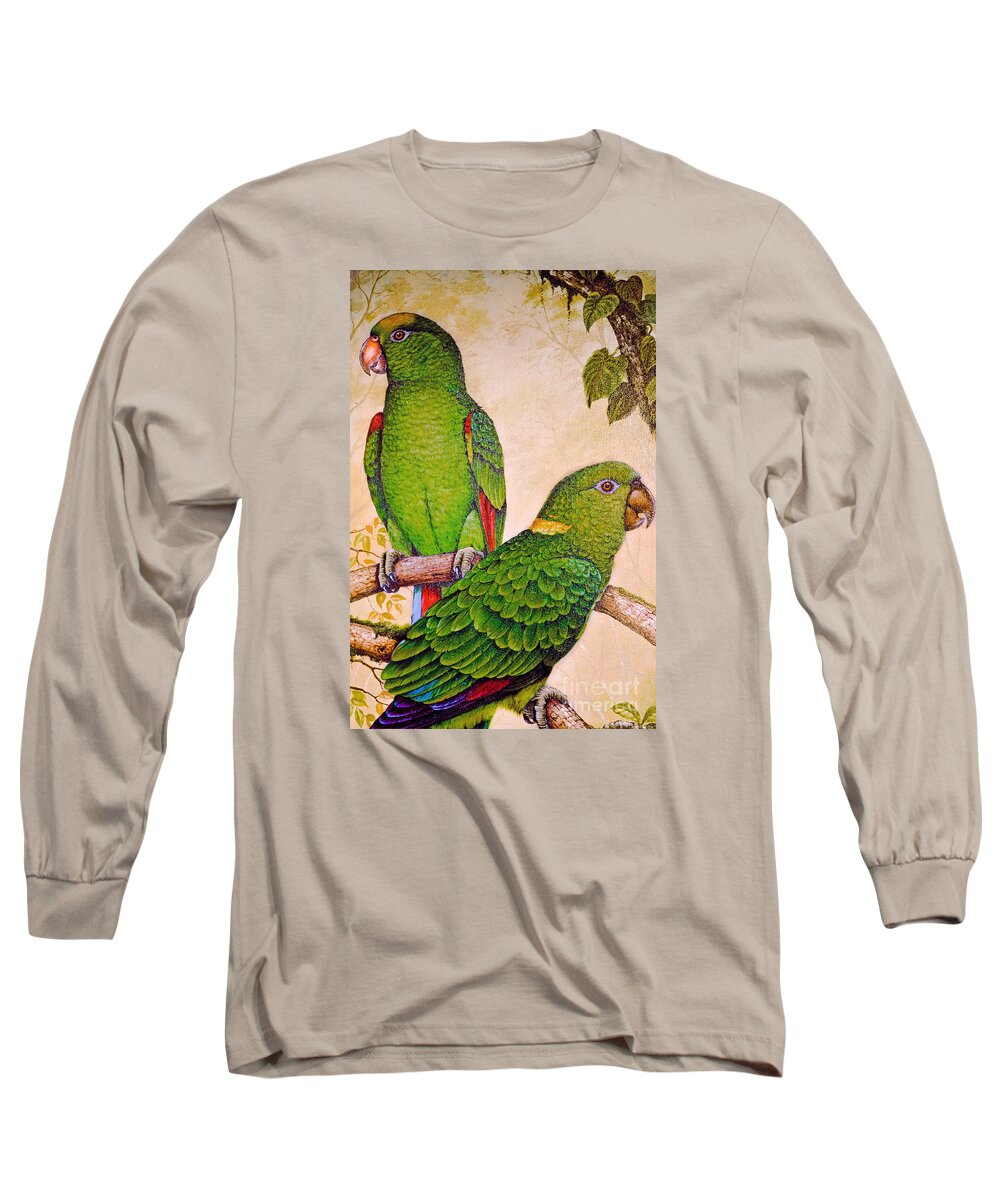 Parrot Long Sleeve T-Shirt featuring the photograph Parrot Popularity by Gary Keesler