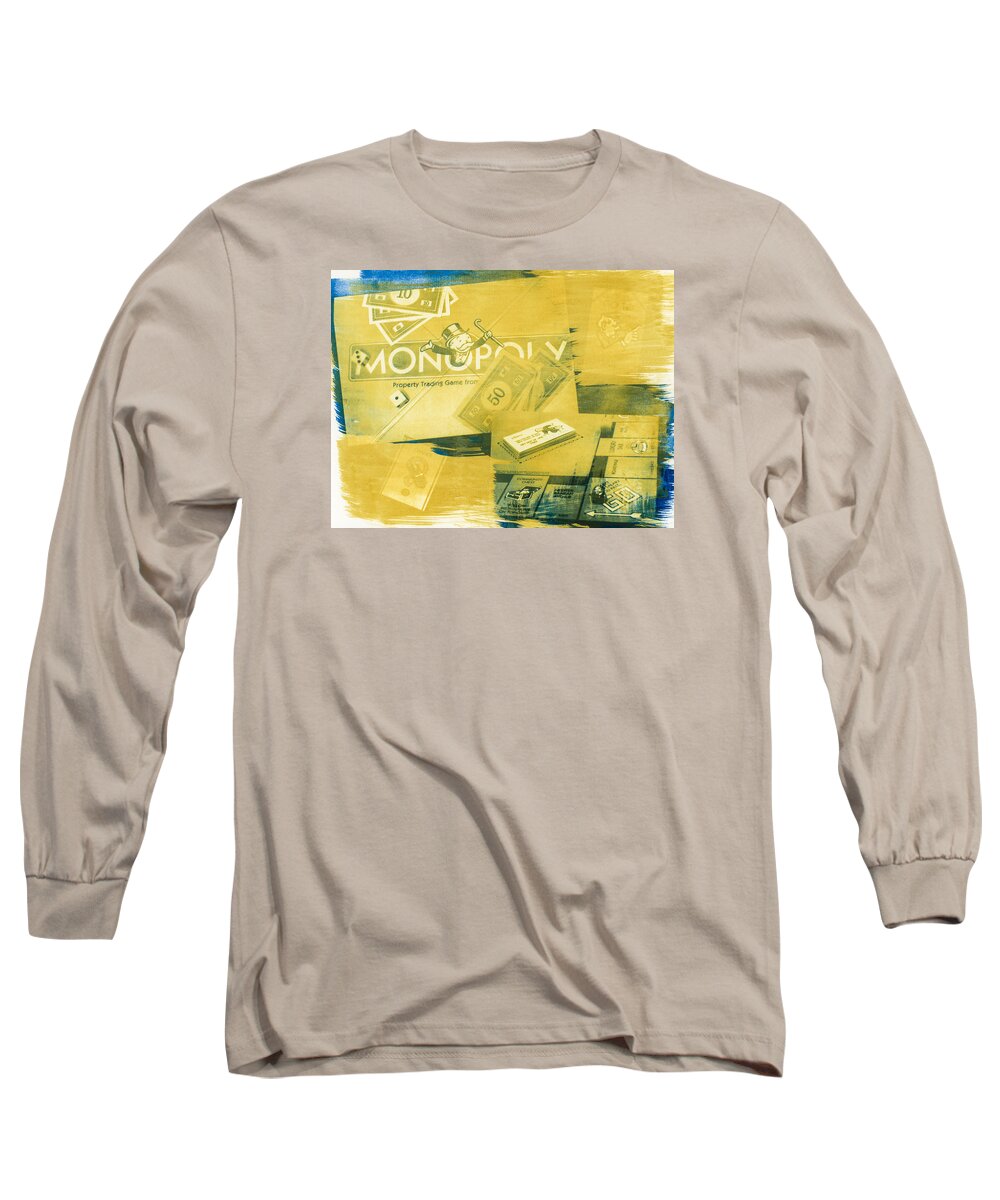 Monopoly Long Sleeve T-Shirt featuring the photograph Pass Go by Caitlyn Grasso