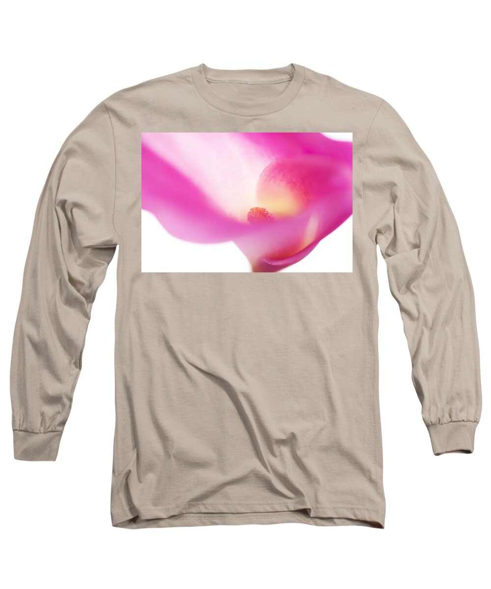 Flowers Long Sleeve T-Shirt featuring the photograph Passion for Flowers. Pink Veil by Jenny Rainbow