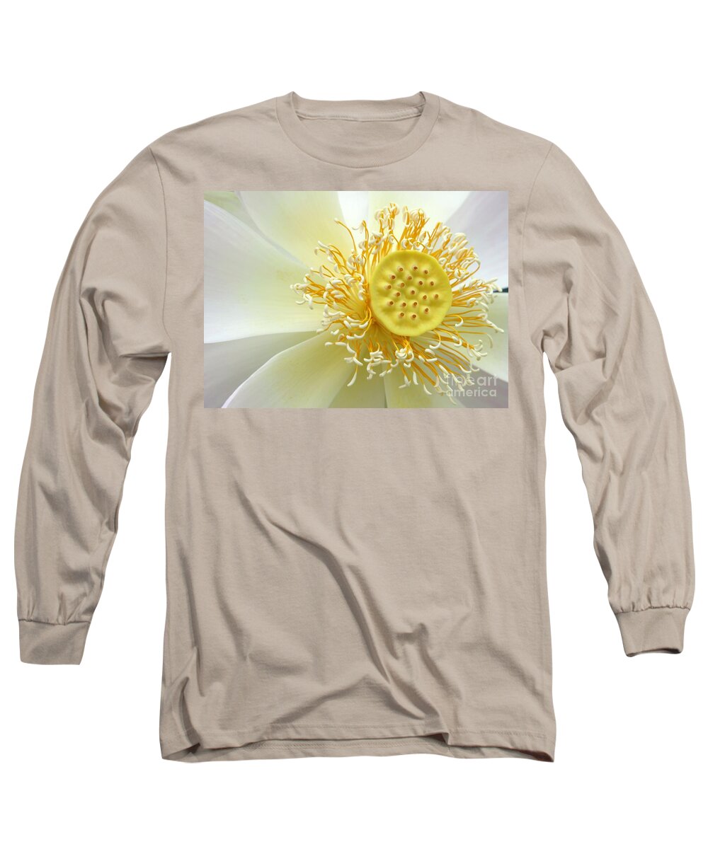 Flower Long Sleeve T-Shirt featuring the photograph Pastel Lotus by Sabrina L Ryan
