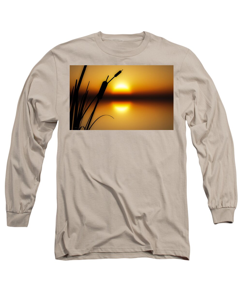 Tranquil Long Sleeve T-Shirt featuring the photograph Peaceful Dawn by Bob Orsillo