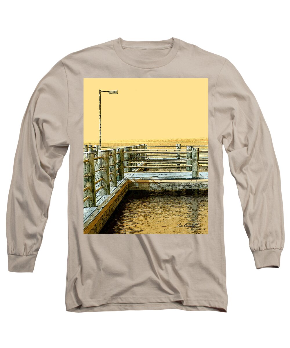 Pier Long Sleeve T-Shirt featuring the photograph Pier 2 Image A by Lee Owenby