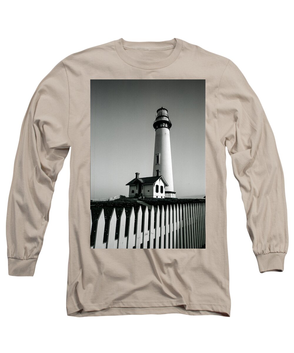 Pigeon Point Lighthouse Long Sleeve T-Shirt featuring the photograph Pigeon Point Lighthouse by Matthew Pace