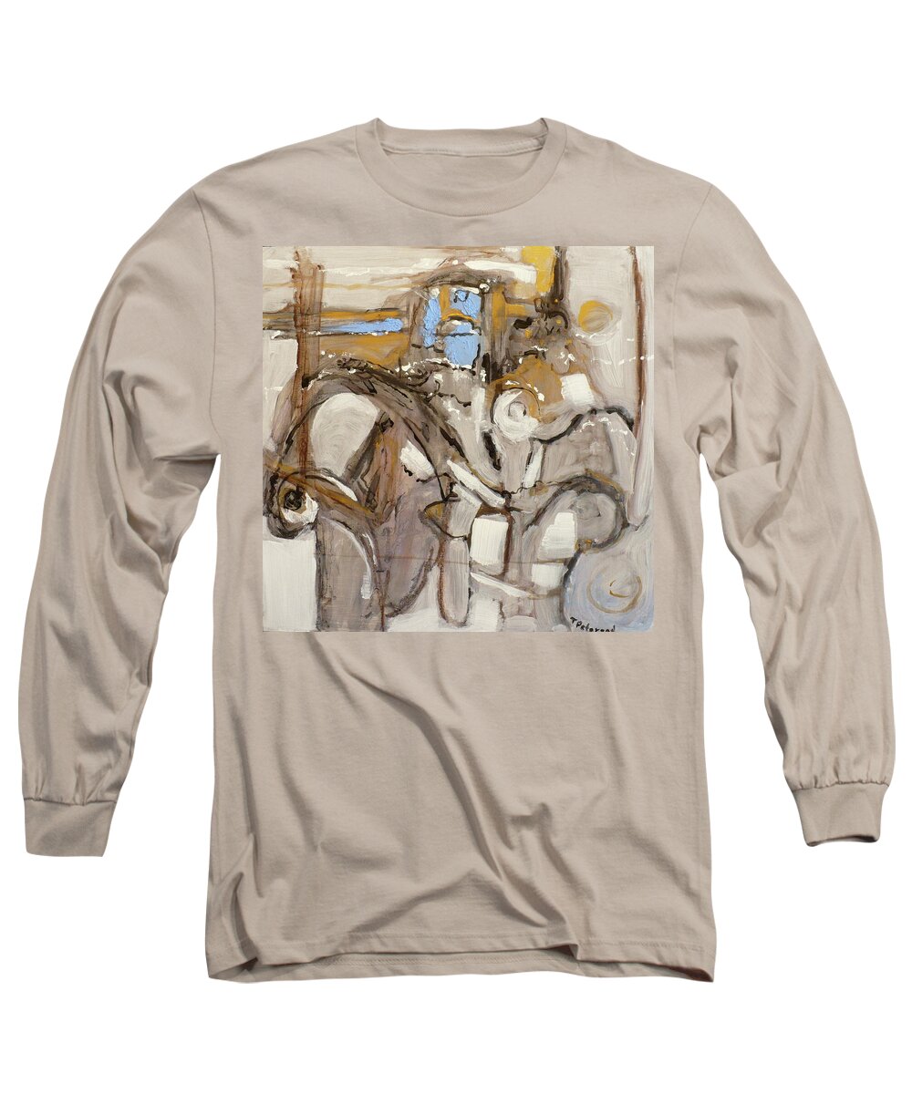 Painting Long Sleeve T-Shirt featuring the painting Rios by Todd Peterson