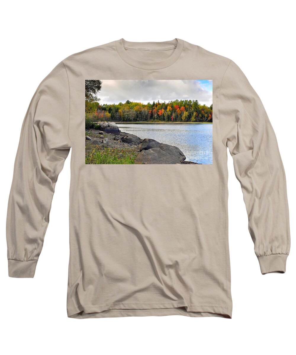 Roadside Park Long Sleeve T-Shirt featuring the photograph Roadside Park by Gwen Gibson
