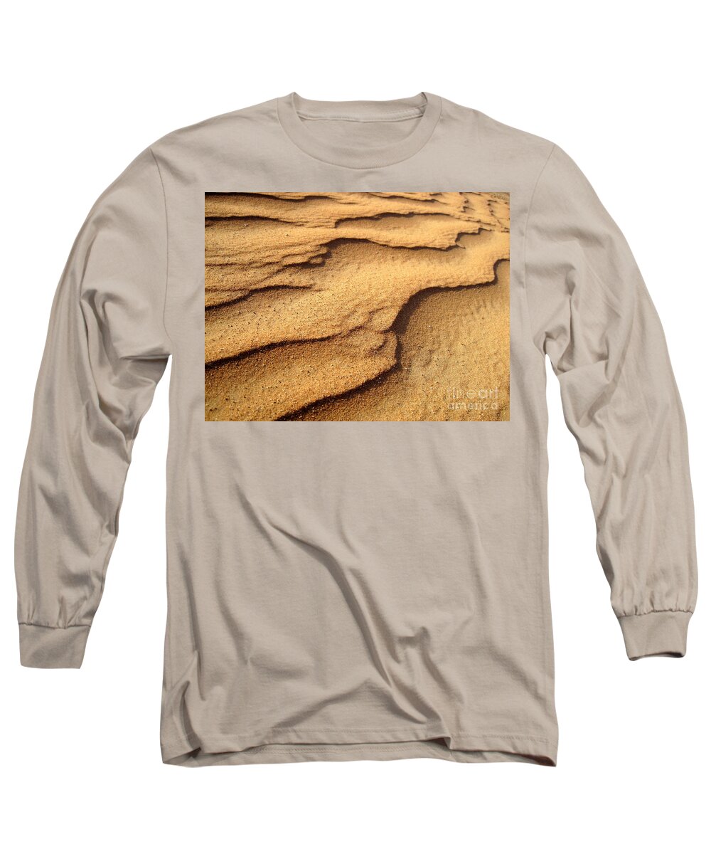 Arid Long Sleeve T-Shirt featuring the photograph Sand by Amanda Mohler