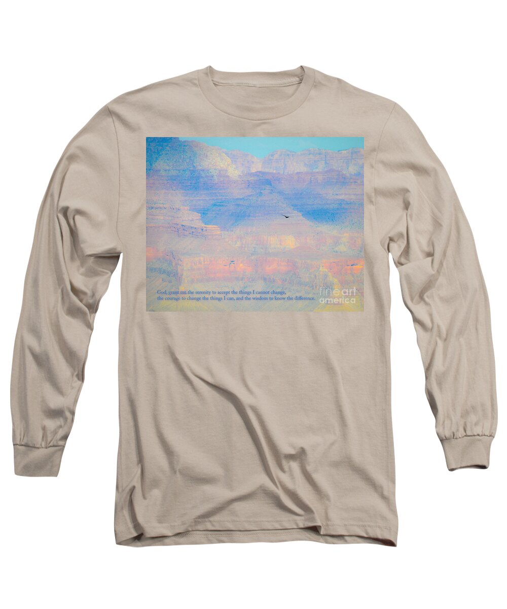 Grand Long Sleeve T-Shirt featuring the photograph Serenity at the South Rim by Cheryl McClure