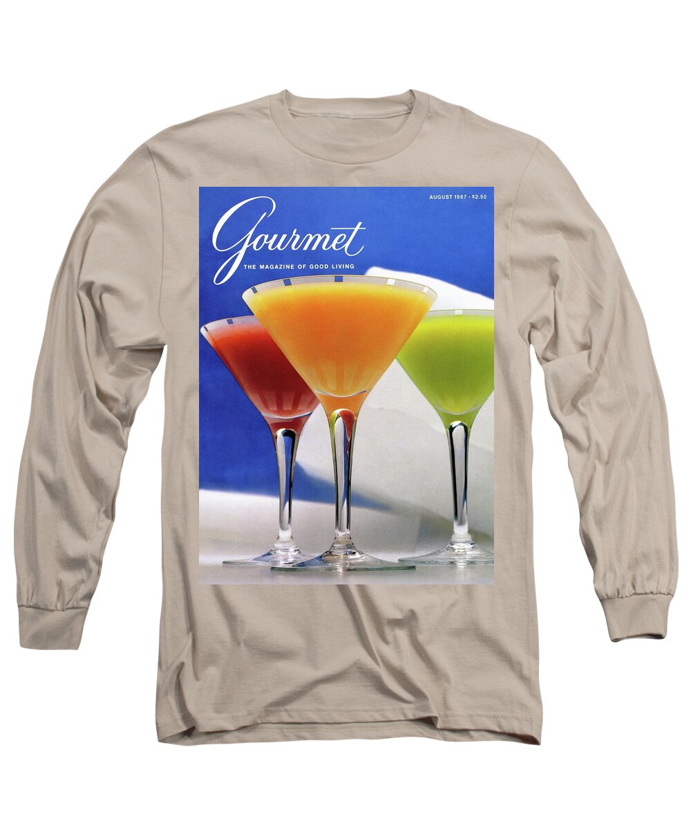 Food Long Sleeve T-Shirt featuring the photograph Summer Cocktails by Romulo Yanes
