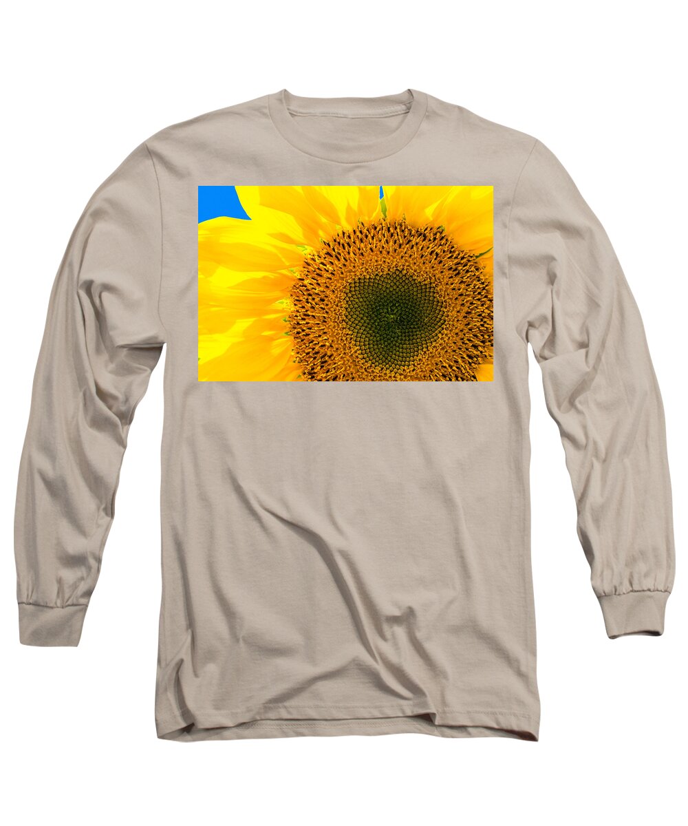 Sunflower Long Sleeve T-Shirt featuring the photograph Sunflower by Andreas Berthold