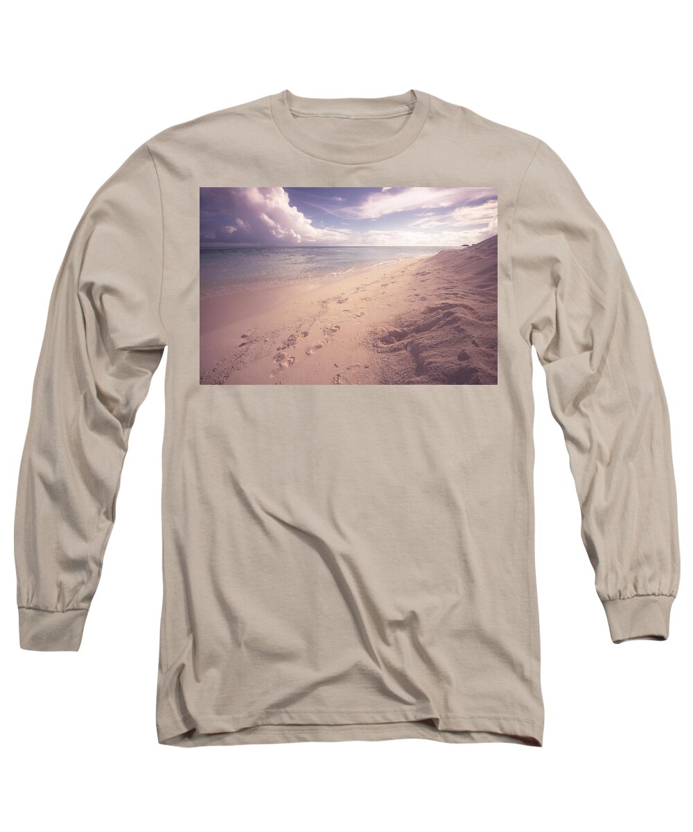 Maldives Long Sleeve T-Shirt featuring the photograph Sweet Moment of Nostalgy. Maldives by Jenny Rainbow