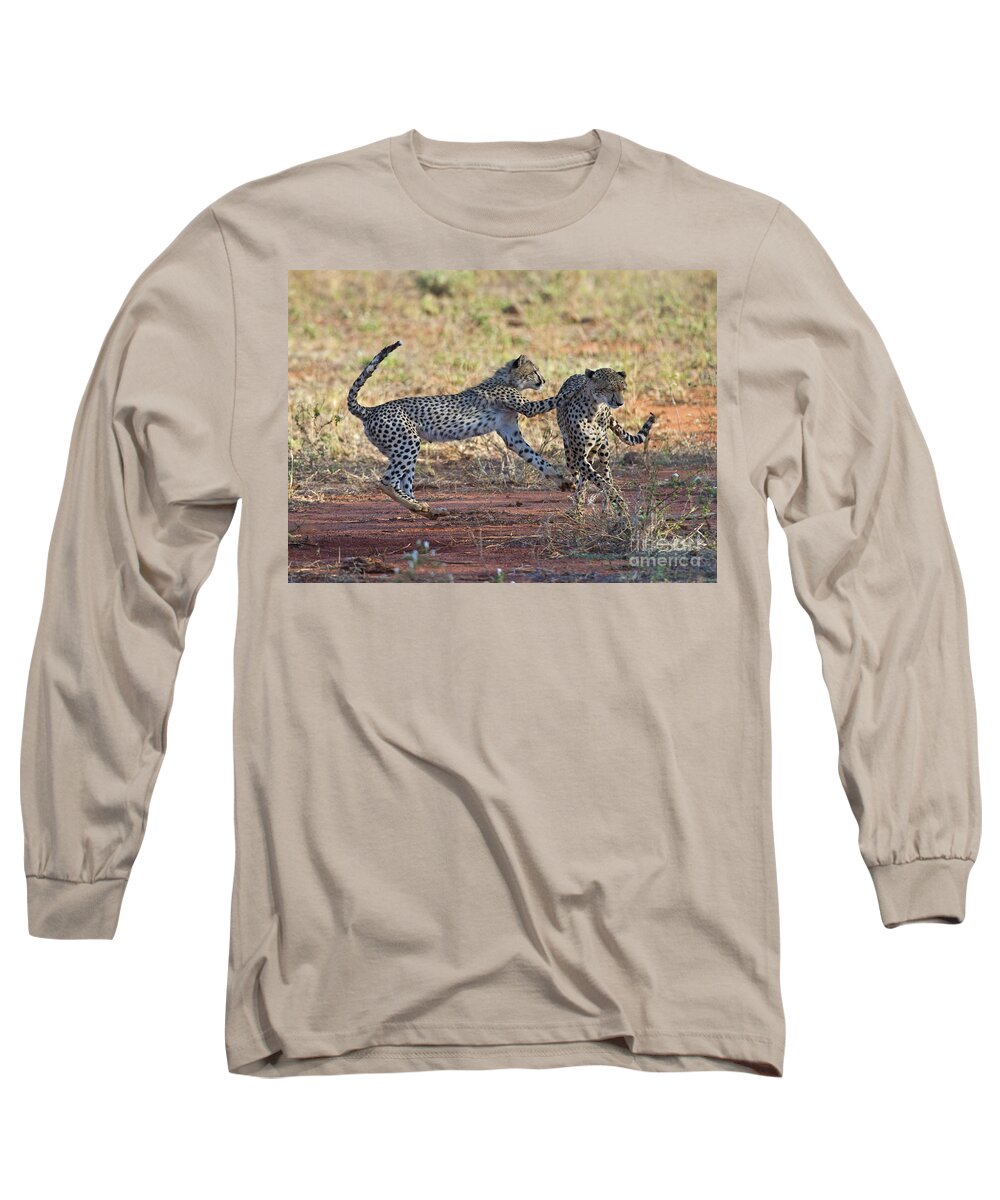 Festblues Long Sleeve T-Shirt featuring the photograph Tagged... by Nina Stavlund