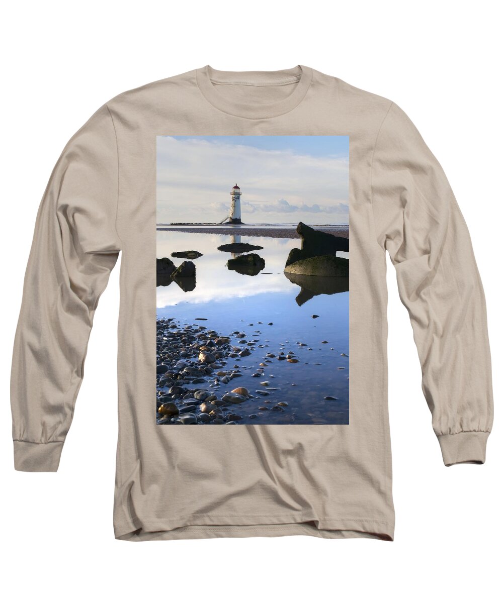 Talacer Long Sleeve T-Shirt featuring the photograph Talacer abandoned lighthouse by Spikey Mouse Photography
