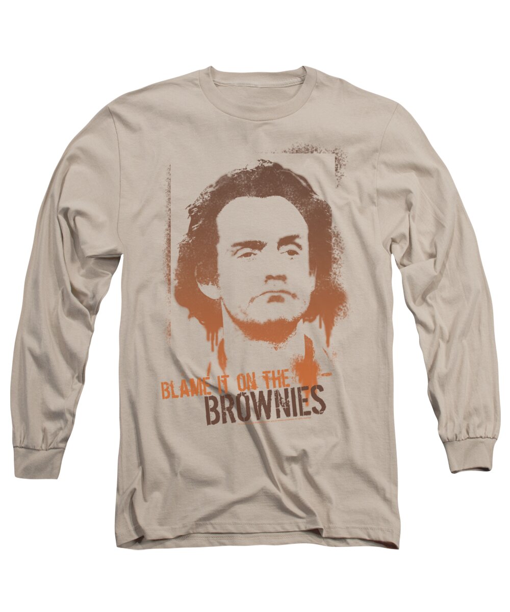 Taxi Long Sleeve T-Shirt featuring the digital art Taxi - Blame It On The Brownies by Brand A