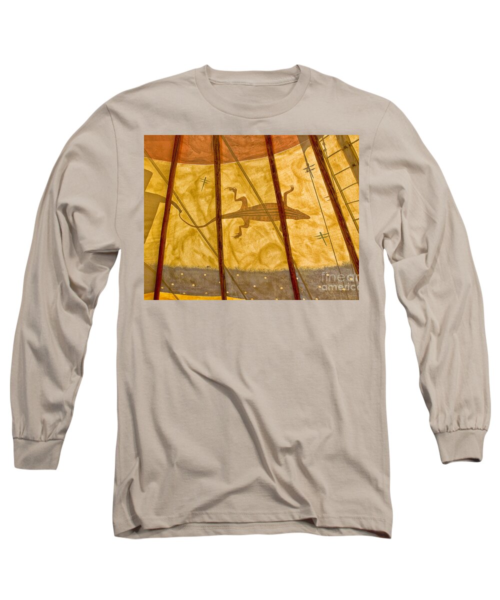 Native American Long Sleeve T-Shirt featuring the photograph Tee Pee by Gary Warnimont