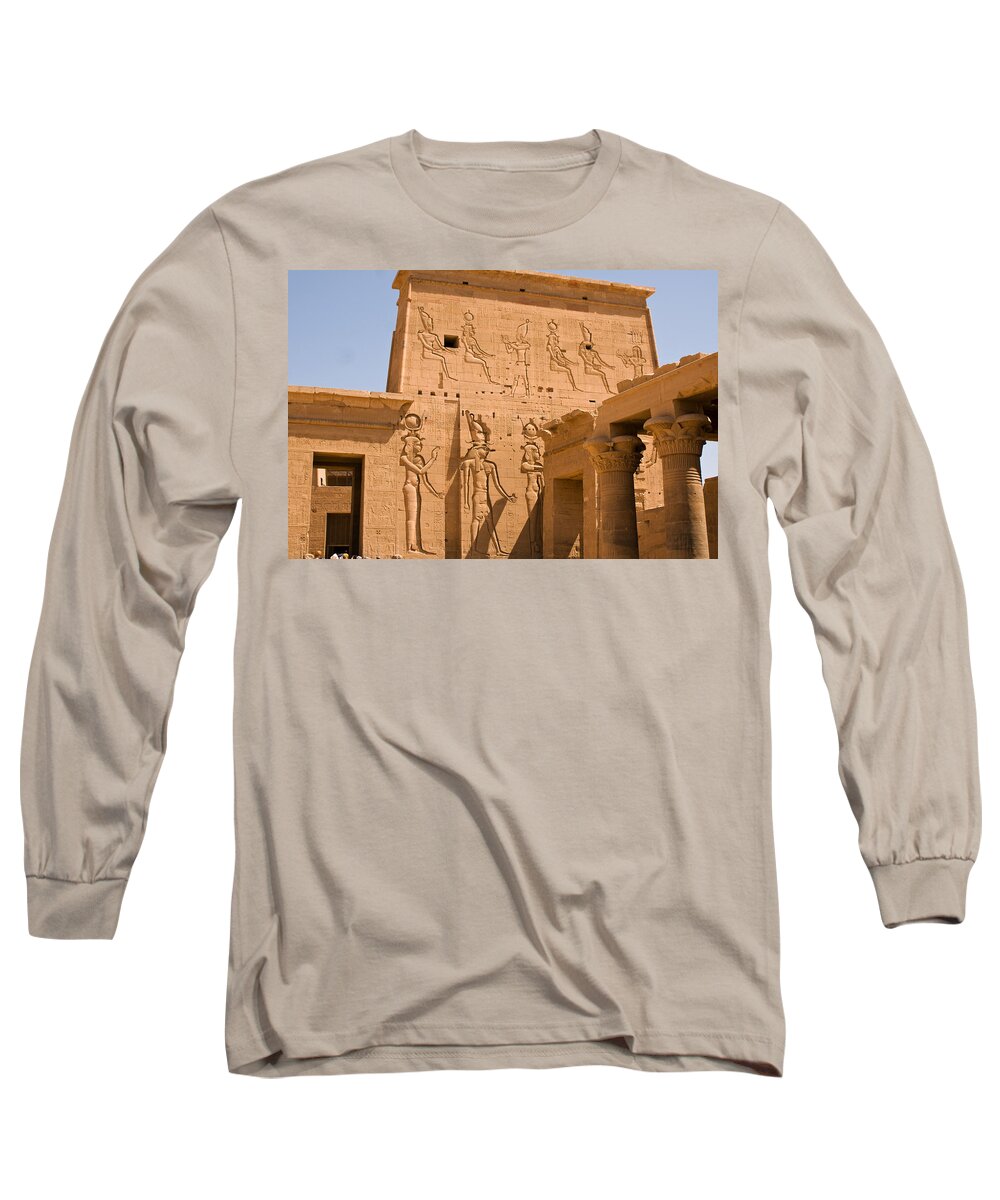  Long Sleeve T-Shirt featuring the photograph Temple Exterior by James Gay