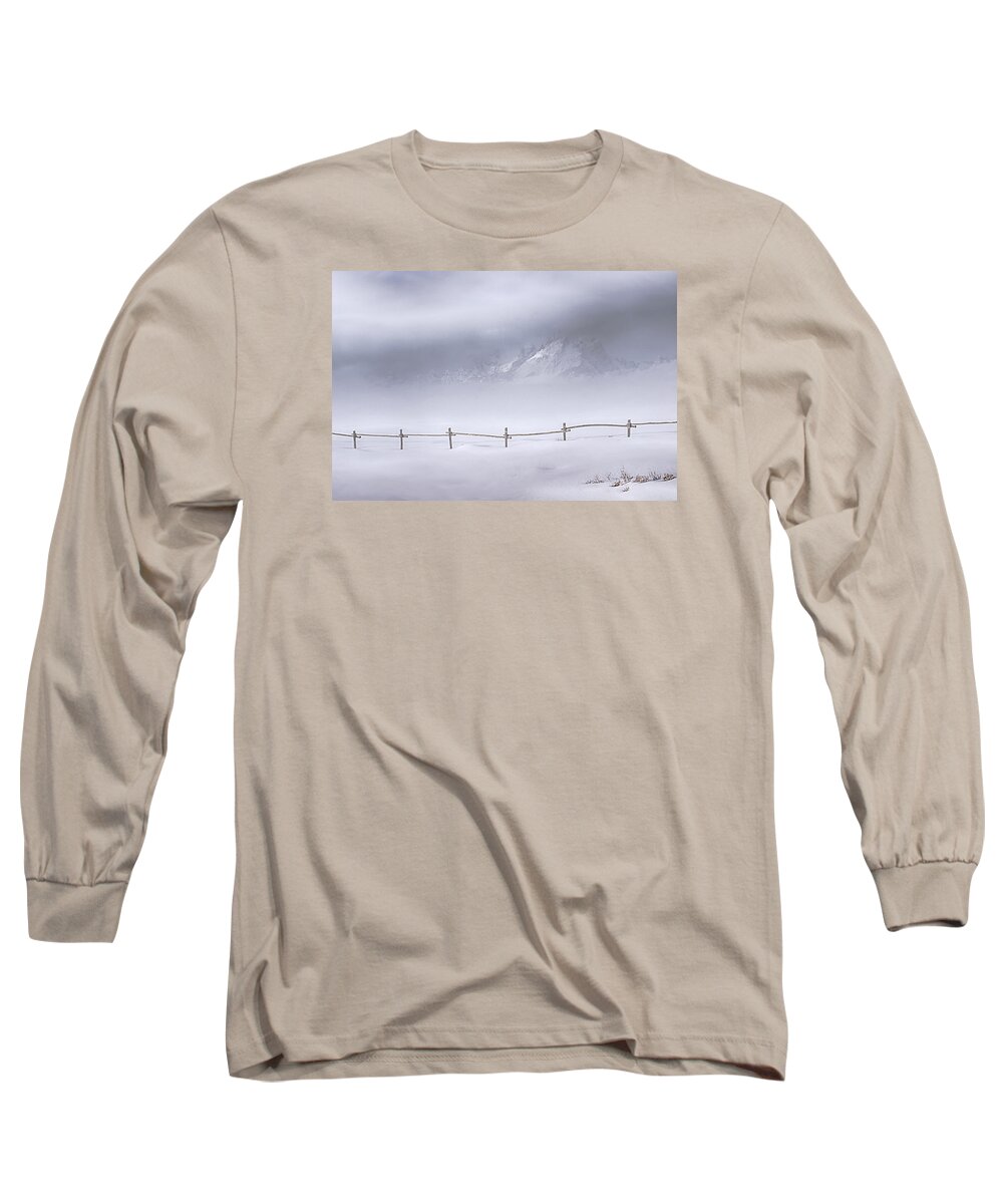 Grand Teton National Park Long Sleeve T-Shirt featuring the photograph Teton Morning by Priscilla Burgers