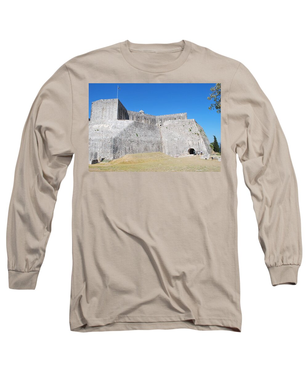 Landscape Long Sleeve T-Shirt featuring the photograph The Fort Never Fell by George Katechis