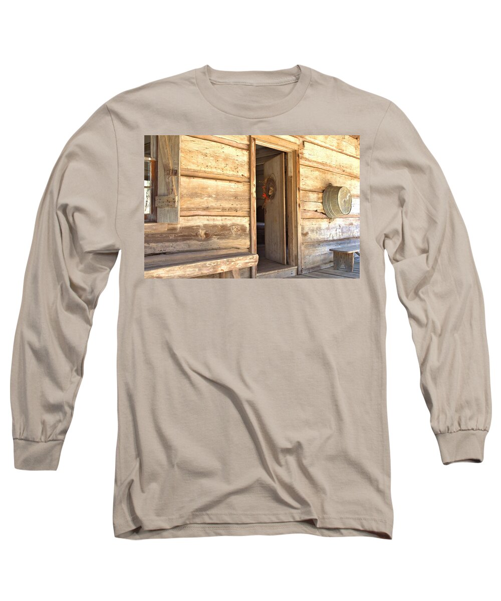8197 Long Sleeve T-Shirt featuring the photograph The Front Porch by Gordon Elwell