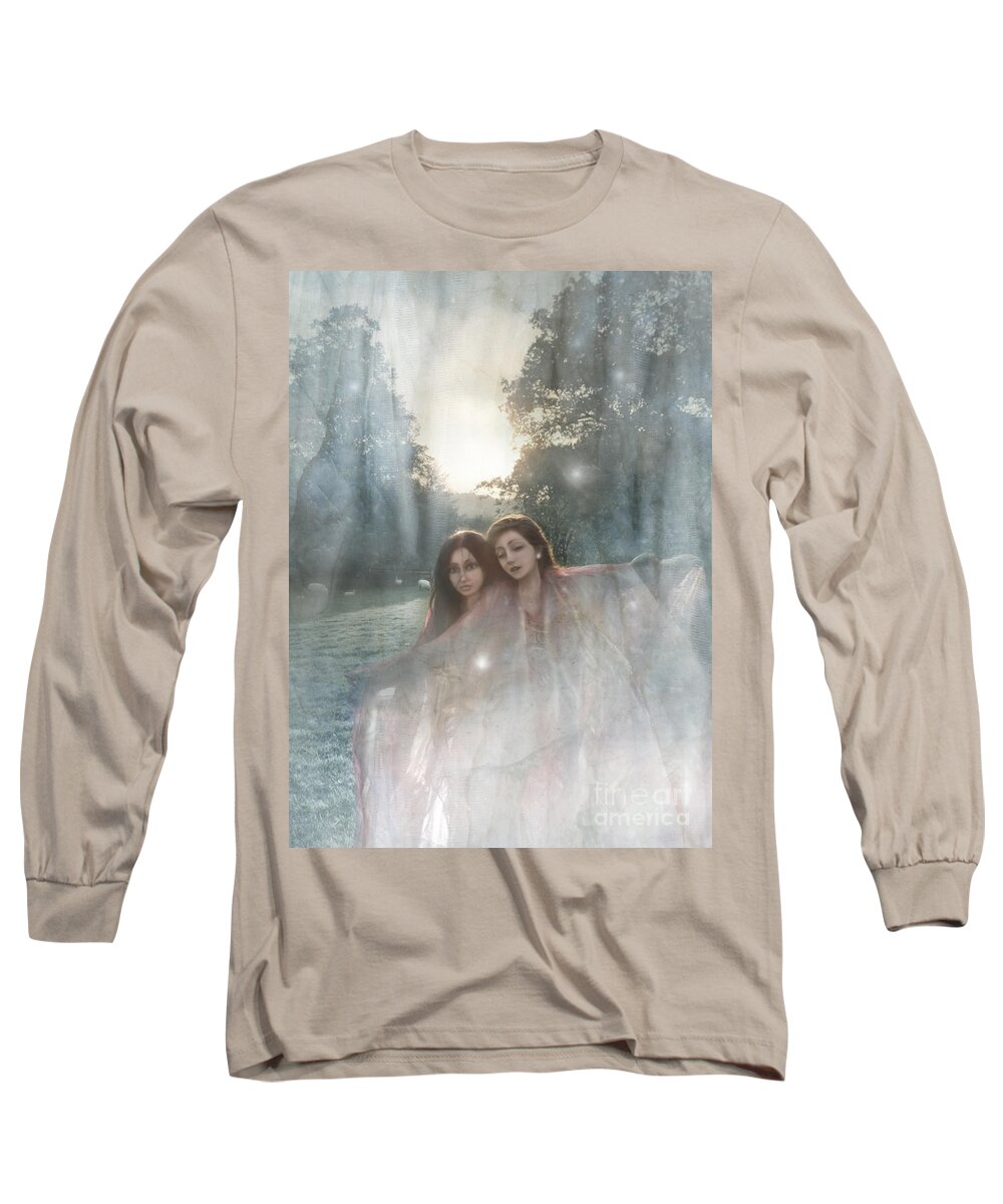 Woman Long Sleeve T-Shirt featuring the photograph The Sunset Dance by Ang El