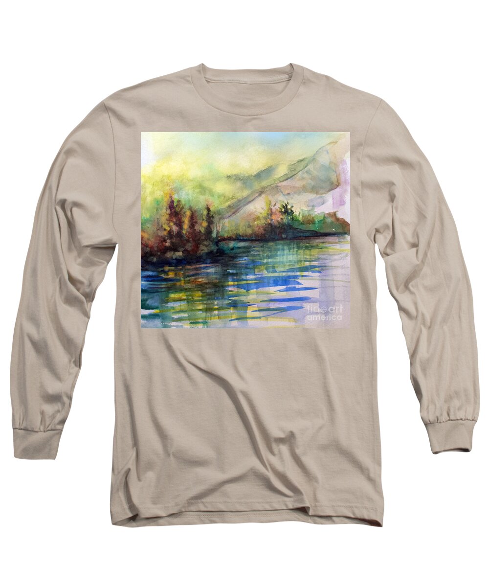Water Long Sleeve T-Shirt featuring the painting Thinking of Sargent by Allison Ashton
