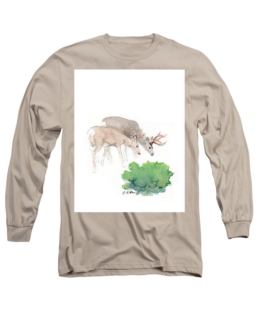 C Sitton Painting Paintings Long Sleeve T-Shirt featuring the painting Too Dear by C Sitton