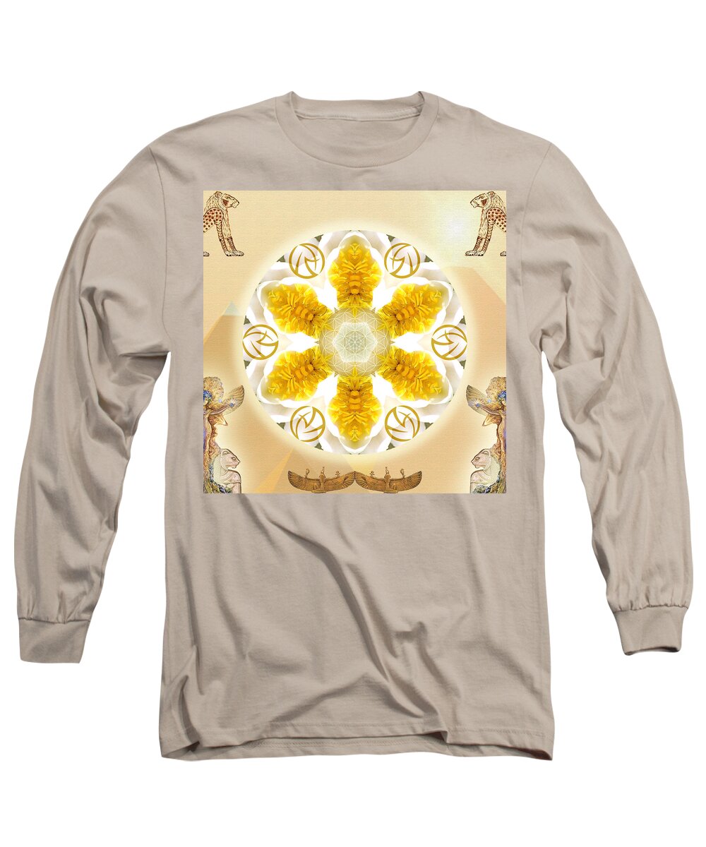 Soul Mandala Long Sleeve T-Shirt featuring the mixed media Truth by Alicia Kent