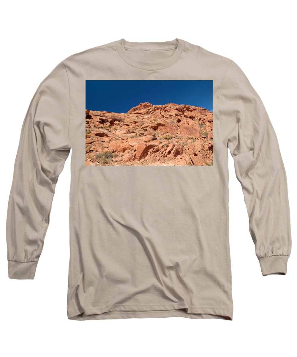 Valley Of Fire Long Sleeve T-Shirt featuring the photograph Valley of Fire 10 by Richard J Cassato