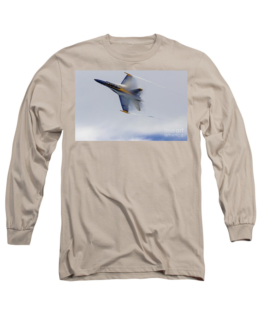 Blue Angels Long Sleeve T-Shirt featuring the photograph Veiled Angel by Kate Brown