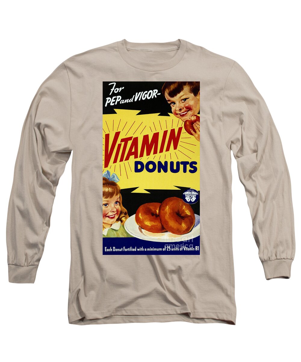 Science Long Sleeve T-Shirt featuring the photograph Vitamin Donut by Science Source