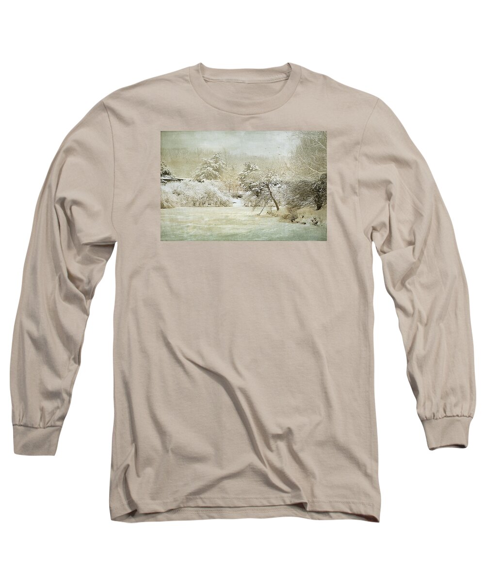 Winter Long Sleeve T-Shirt featuring the photograph Winter Silence by Julie Palencia