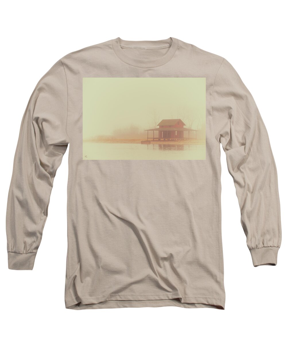 Landscape Long Sleeve T-Shirt featuring the photograph Within The Fog by Karol Livote