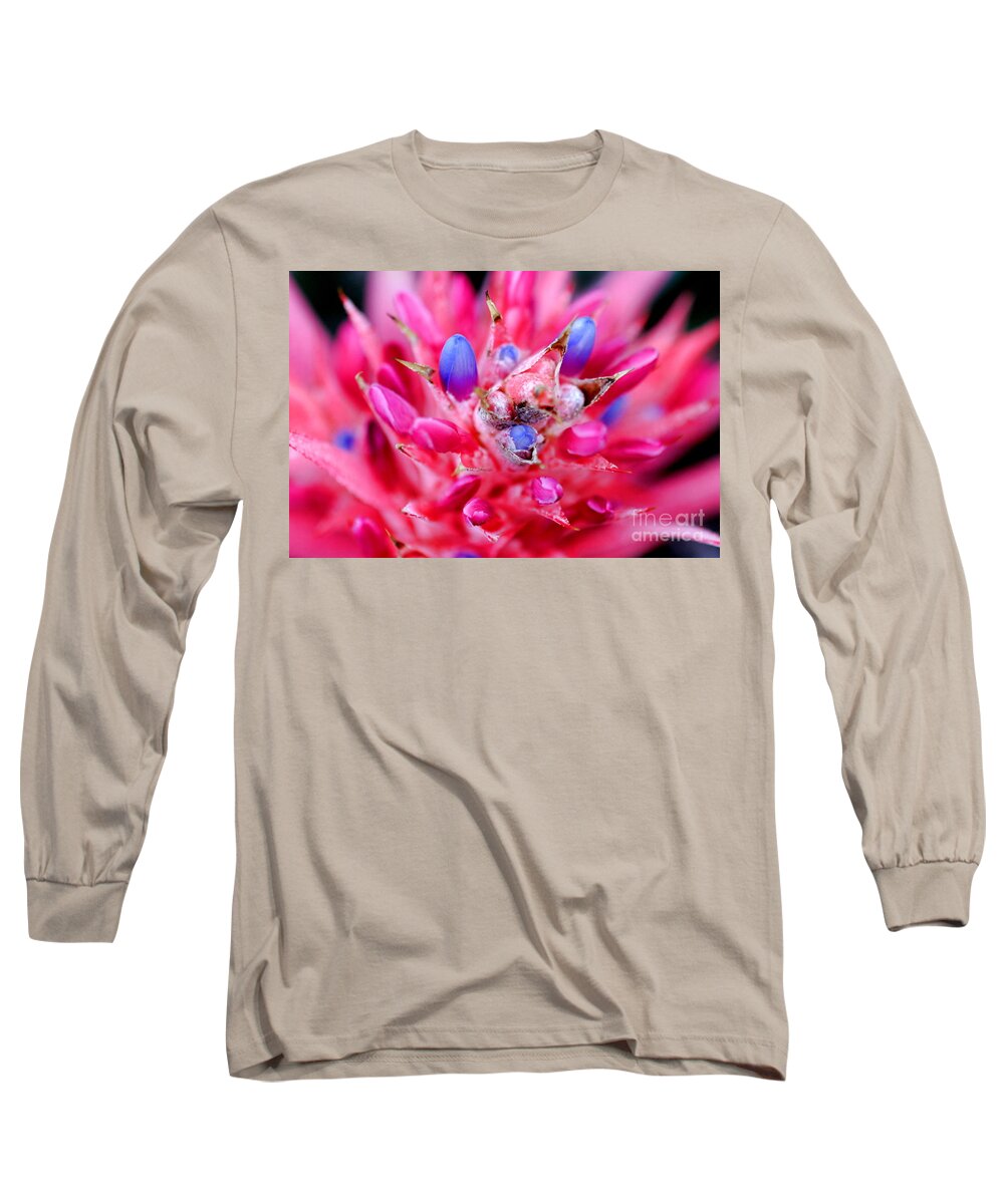 Flower Long Sleeve T-Shirt featuring the photograph Bromeliad #1 by Henrik Lehnerer