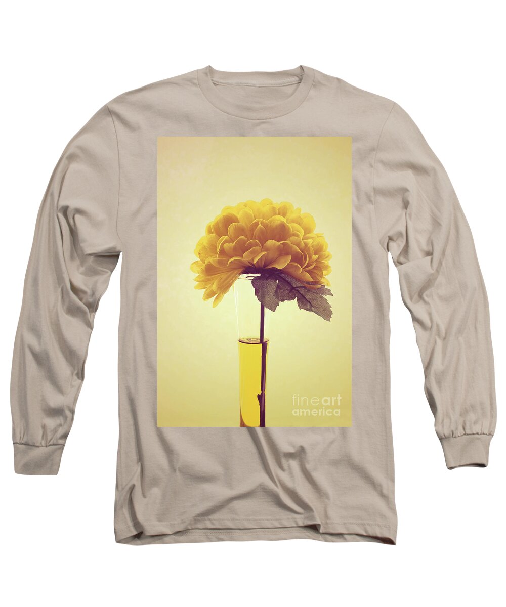 Yellow Long Sleeve T-Shirt featuring the photograph Estillo - s03-y01r by Variance Collections